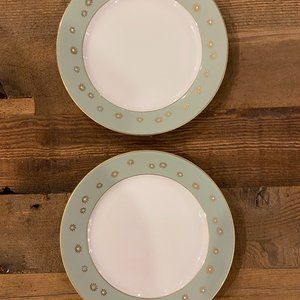 Flowered Fine China Dinner Ware (set of 2)